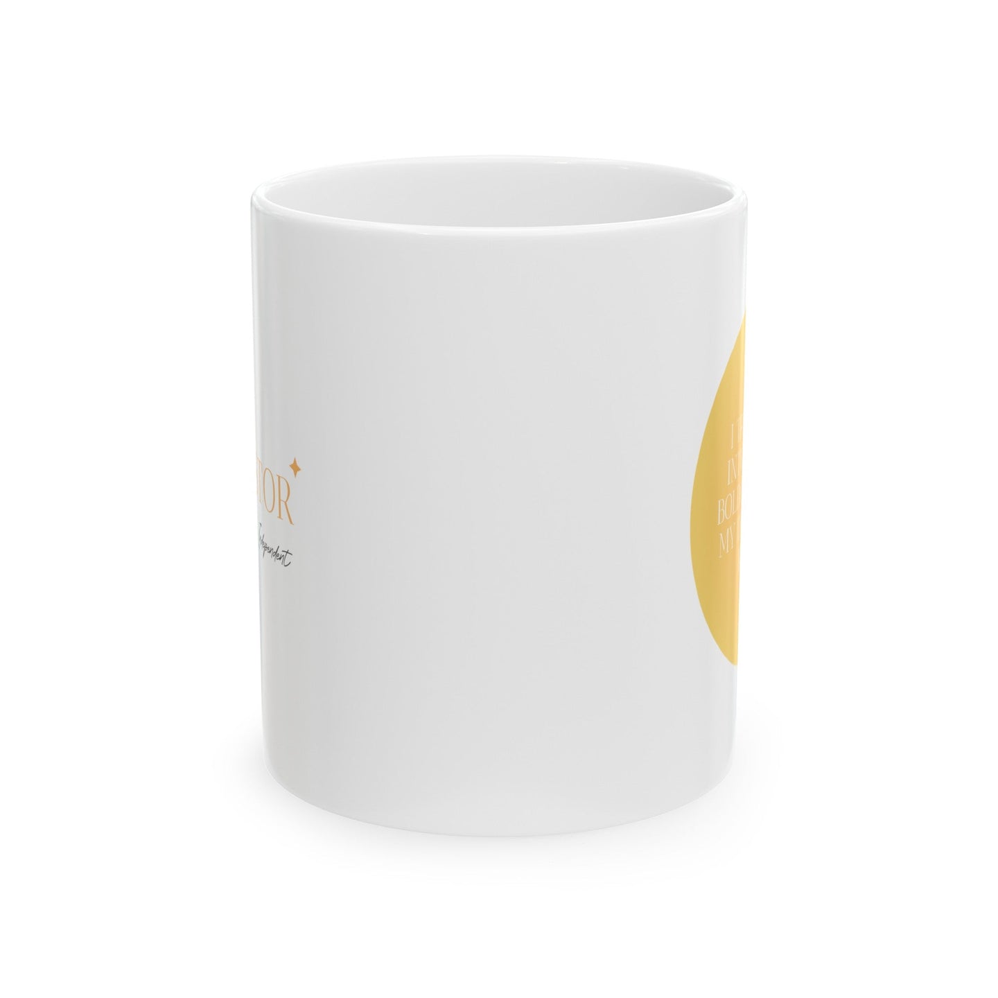 (MANIFESTOR) Ceramic Mug, (11oz, 15oz) - K Sahai